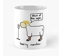 TYCLTY Baarry Manilow Barry Copacabana - Tazas de café de cerámica de 325 ml, el mejor regalo para las fiestas GP8VLI, blanco, waYanl-2000, BZ305