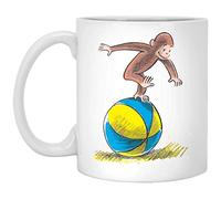 TYCLTY Curious George - Taza de cerámica personalizada para café, té, leche, taza blanca, 325 ml, waYanl-2329, BZ305