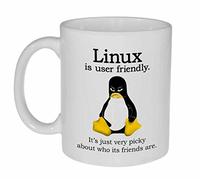TYCLTY Funny Linux - Taza de café o té, Linux es fácil de usar, taza de geek, taza de oficina, 325 ml, waYanl-565, BZ305