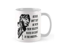 TYCLTY Oddball Says Oh Man Dont Hit Me With Them Negative Waves So Early In The Morning Taza de café de cerámica de 325 ml y 325 ml, waYanl-4206, BZ305