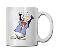 TYCLTY Taza de café de cerámica Opus The Penguin de 325 ml, regalo para mujeres que aman, BZ305