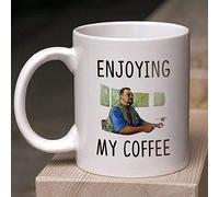 TYCLTY Taza de café divertida taza de té The Big Lebowski Walter Sobchak Enjoying My Coffee Taza de cerámica blanca 325 ml, waYanl-581, BZ305