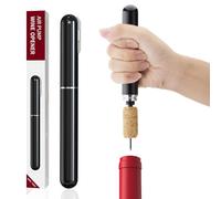 Tycoonest Abridor de Vino a Presión de Aire 2 en 1, Sacacorchos Profesional con Corta Cápsulas, Abrebotellas Portátil Accesorios Vino para Hogar, Fiestas, Viaje, Camping (1 Pieza)