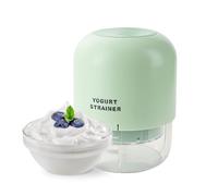 TyCylKu Coladores de yogur, tipo prensa, colador para hacer leche de soja, colador de malla fina extraíble para queso, salsa, café, té, paneer, leche, cocina, cocina en casa