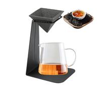 TyCylKu de de Cerámica - Forma Piramidal No Porosa - Filtro Preciso Para Té | para Jarras Tazas Hogar Oficina Cocina Cafetería Sake Preparación Manual