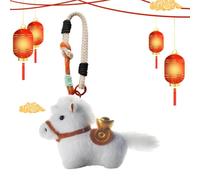 TyCylKu De Peluche De Caballo - Figurina Colgante Suave - con Llavero De Cordón De Animal De Peluche,para Adultos y Niños Regalo de Cumpleaños Navidad y Año Nuevo 2026 Detalle