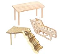 TyCylKu Escalera para hámster - Parque de Actividades de Madera para Jaula | Accesorios Divertidos para Jaula | para jerbo, ratón, Ratones, hurón, y hábitat de Animales