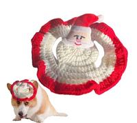 TyCylKu Gorro De Santa para Perros, Lindo Suave Tejido De Papá Noel, Disfraz De Navidad para Gato, para Fiesta Exterior Noche Invierno Niños Familia