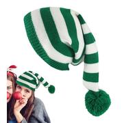 TyCylKu Gorro Navideño - Gorros De Santa Navideños Para Hombre - Cómodo Gorro de Punto Colorido Diseño Festivo para Accesorios de Clima Frío Exterior Mujeres Niñas Niños para Actividades de