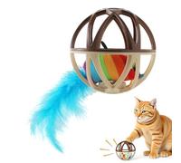TyCylKu Juguete de pelota para gatos, juguetes para gatitos, bolas para gatos con sonido animal, suministros de enriquecimiento para mascotas para gatitos, perros, cachorros, ejercicios de