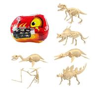 TyCylKu Kit De Excavación Fósiles Dinosaurio,Divertidos Juguetes educativos de Aprendizaje de Esqueletos,Kit De Excavación De Huesos Fósiles - para niños y niñas hogar Escuela Aula Sala Juegos