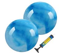 TyCylKu Pelota Inflable,22 cm Inflables con Bomba de Aire,Pelotas Grandes Inflables - para Premios en Vacaciones, Cumpleaños, Aula, Ejercicio, Actividades al Aire Libre, Parque