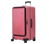 TydeCkare 29 Pulgadas 40 * 37 * 77cm, 113L, Equipaje facturado de Aluminio con Apertura Lateral, Ruedas universales de 360°, Maleta Ligera y rígida de ABS+PC con Cerradura TSA, Rojo Vino