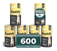 Tydi Rodillo Quitapelos Mascotas Reutilizable - 6 Rollos Quitapelos (100 Hojas c/u) - Rodillo Quitapelusas Adhesivo para Ropa, Sofás, Coche y Más