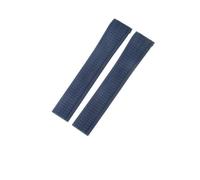TYEMLM Pulsera de silicona para Patek Philippe pulsera de silicona para hombre granate 5164 5167 pulsera de goma deportiva negra original 21 mm
