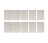 Tyenaza 10pcs Pequeño tablero de borrado en seco con líneas, aula pequeña mini mini práctica de escritura de escritura gobernada forrada (30.3 x 22.7 cm)