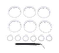 Tyenaza 12Pcs Gasket Replacement Silicone Lid Replacement Water Bottle Gasket Replacement with Tweezers