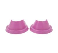 Tyenaza 2 Pcs Purple Car Speaker Baffle Kits, 6.5in Silicone Horn Speaker Shock Absorption Spacer for Car RV