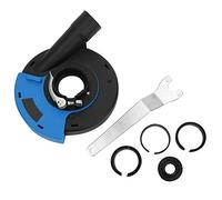 Tyenaza 5in Dust Shroud Blue Black PC Plastic Metal Grinding Protective Cover Angle Grinders Accessories