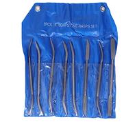 Tyenaza 8 Piezas Limas y Escofinas de Madera, 8 Pulgada Juego de Doble Extremo Escofinas Limas, Aleación de Acero Juego de Limas de Aguja Aleación, Madera Herramientas para Carpintería Tallar Pulido