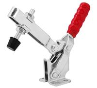 Tyenaza Abrazadera de Palanca Grande, GH-12132 Liberación Rápida Abrazadera de Palanca Horizontal, con Punta de Presión de Goma Antideslizante, para Máquinas, Carpintería, Soldadura(227 kg)