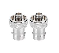 Tyenaza Adaptador De Conversión De Conector Hembra SMA Hembra A BNC, 2 Uds., Compatible con BaoFeng, Radio Bidireccional, UV-5R, Proyecto De FD-880, Antena Móvil