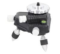 Tyenaza Adaptador de Nivel láser, Conector de trípode de Base giratoria de 360 Grados de Metal, Rosca Macho de 1/4 ", Base giratoria de microajuste Hembra de 5/8"