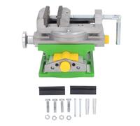 Tyenaza BG-6369 Tornillo de Banco de Punta Cruzada, Tornillo de Banco para Taladro con Carro Cruzado, Tornillo de Banco Compuesto Bidireccional X-Y, para Carpintería Metalurgia Conducto de Corte