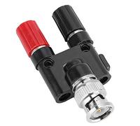Tyenaza BNC RF Adapter Kit Male to 4MM Binding Posts Banana Plug Jack Coaxial Adapte Connector BNC Male Terminals