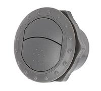 Tyenaza Coche Aire Acondicionado Salida Ventilación Trim Perilla Estilo Redondo A/C Ventilación Mantenimiento RVs Barcos Autobuses (Gray)