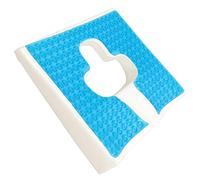 Tyenaza Cojín Antiescaras, Cojín Antiescaras para Respirar Libremente, Apertura en Forma de T Diseño de Pendiente Triangular Libremente Material de Fibra, para Ancianos Postrados en Cama Discapa