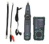 Tyenaza Comprobador Cable de Red RJ45, FY868 Comprobador de Cables de Red Telefónica MultifuncióN RJ45 RJ11, Rastreador de Cable Electricos Detector de Probador con Conector Modular