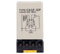 Tyenaza Control de Nivel de Agua, Interruptor de Nivel sin Flotador, C61F-GP 50/60HZ Controlador de Nivel sin Flotador LíQuido con Base, Equipo de Nivel de LíQuido, para Uso Doméstico y Industrial