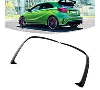 Tyenaza Cuchillo de Viento de Parachoques Trasero, SpoilerAlerón Trasero Coche Wing Lip, Reemplazo de Spoiler de Parachoques, para Mercedes-Benz A-Class W176 AMG-Line A45 2013-2018(Negro Brillante)