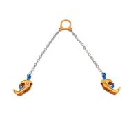 Tyenaza Elevador de Tambor de Cadena, Elevador de Tambor de Cadena de Barril con 2 Ganchos, Herramienta de Cadenas de Elevación de Tambor Industrial Robusta Estable, para Tambores de Plástico y Hierro