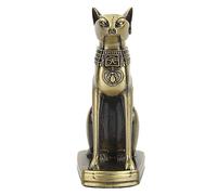 Tyenaza Escultura Gato Egipcio, Antigua Estatua de Gato Egipcio, Estatua de Hierro de Gato Egipcio, Egipto Gato Diosa Bastet Estatua, para el Hogar Habitación Decoración Exquisita, Buen Regalo(15 cm)