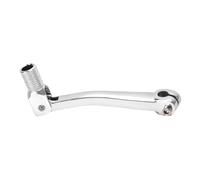 Tyenaza Folding Gear Shifter Lever CNC Aluminum Alloy Foldable Motorcycle Shift Lever Pedal for Most Dirt Pit Bike Motorbike (Silver)