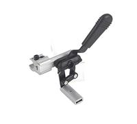 Tyenaza Frenos para Sillas de Ruedas, Frenos para Sillas de Ruedas Auxiliar, Conjunto de Freno de Mano para Silla de Ruedas Sensible al Bloqueo de Rueda de Montaje Lateral de Aluminio(Izquierda)