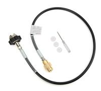 Tyenaza G1/2-14 Outdoor High-pressure Air Tube Soda Pipe with Thimble 1M Length