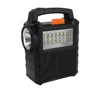 Tyenaza Generador Solar Portatil, BateríA Solar Portatil, Banco de Energía Solar de 6000 MAh, con Luces LED 3 Bombillas de 3 W, 1 Panel Solar, para Respaldo el Hogar, Emergencia, RV, Camping al Aire