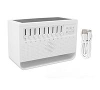 Tyenaza Humidificador Esencias Diffuser, Máquina de Aromaterapia con Sonido Blanco que Simula Llama, Humidificador con 8 Niveles de Ruido Ajustables, para Dormitorio Oficina Dormir Meditación Trabajo