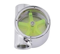 Tyenaza Indicador de Flujo de Agua, Sensor de Caudal de Metal con 5 Cuchillas, Caudalímetro Refrigerado por Water Controlado por Ordenador, Estándar G 1/4" Hembra para Monitoreo de Enfriamiento