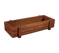 Tyenaza Jardinera de Flores de jardín de Madera Vintage para Interior/Exterior, Maceta suculenta, Caja Rectangular, Cama para Plantas