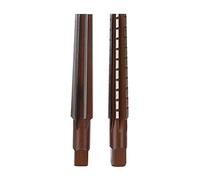 Tyenaza Juego de 2 escariadores cónicos, escariador cónico Morse fino y áspero de acero con alto contenido de carbono, vástago recto, escariador manual, repuesto de herramienta de (TyenazaLeh0oOS-15)