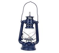 Tyenaza Lámpara de Queroseno Vintage, Linterna de Aceite de Queroseno Vintage, Linterna de Aceite de Queroseno de Hierro, para Acampar Senderismo Decoración de Patio al Aire Libre(Azul)