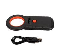 Tyenaza Lector RFID portátil 134,2 Khz 125 Khz Lector de Etiquetas de escáner de Microchip Animal portátil para ISO 11784 11785 FDX-B EMID (Black)