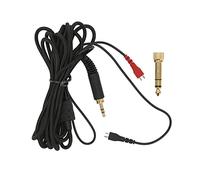Tyenaza Línea de Cable de Audio de Repuesto, Cable de Repuesto para Auriculares 9.8 Pies, Micrófono en Línea con Control Remoto de Volumen, Compatible con Sennheiser HD25/560/540/480/430