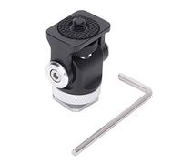 Tyenaza Mini Hot Shoe, Mounting Monitor Flash Microphone Holder Bracket with 1/4 in Screw and Mount