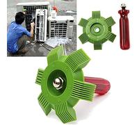 Tyenaza Peine para Aletas de Radiador A/C Condensador radiador evaporador Aleta enderezadora evaporador Peine enderezadora rastrillo Herramienta de Aire Acondicionado 1 Uds