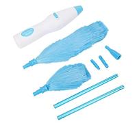 Tyenaza Plumero eléctrico Atrapapolvo de Pluma, eléctrico Duster Herramienta de Limpieza de Ventanas Flexible para Muebles Persianas de Ventana Ayudante del hogar